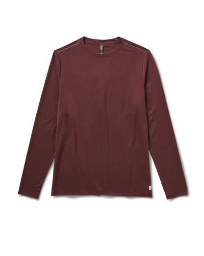 Long Sleeve Current Tech Tee | Chestnut