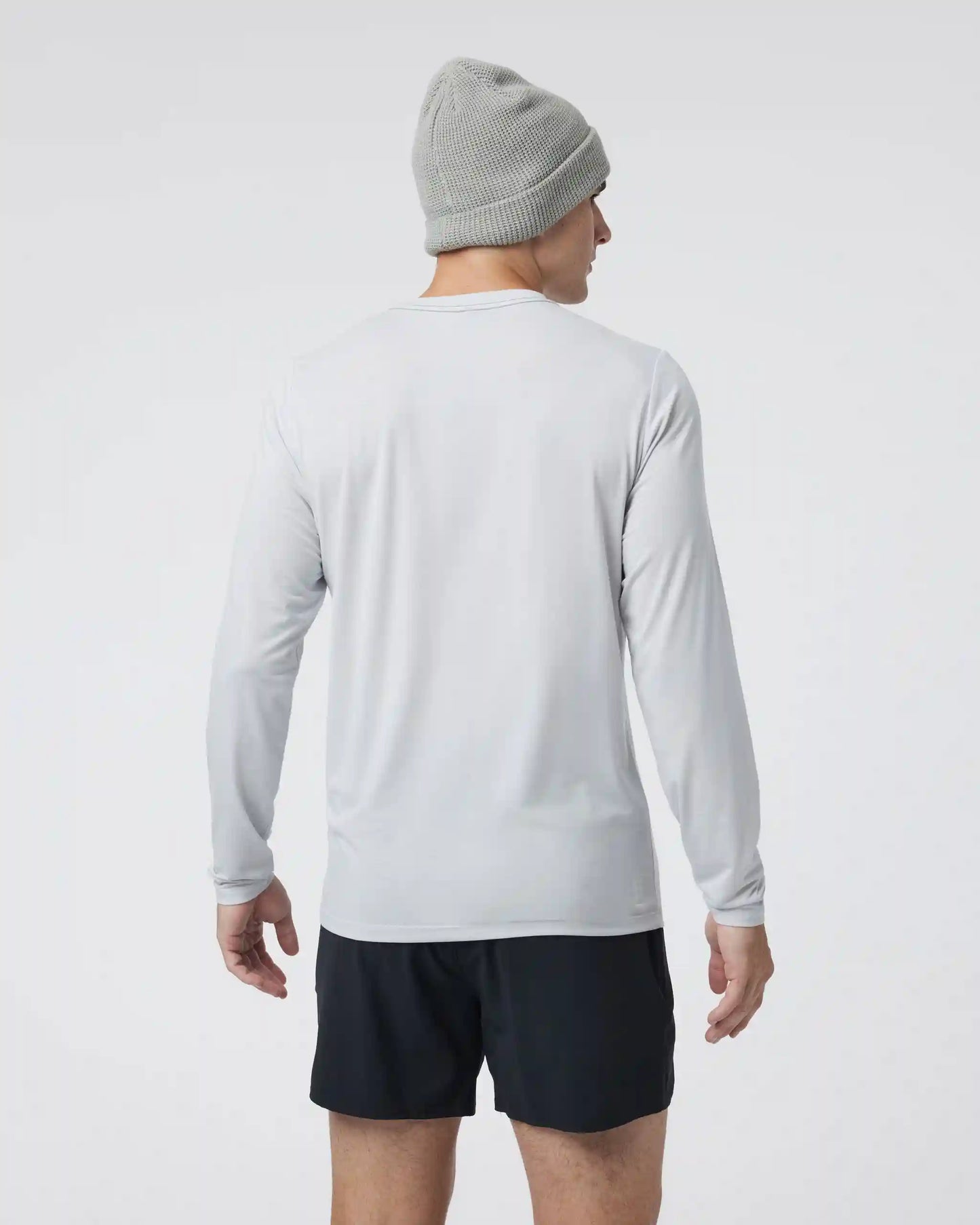 Long Sleeve Current Tech Tee | Frost Grey
