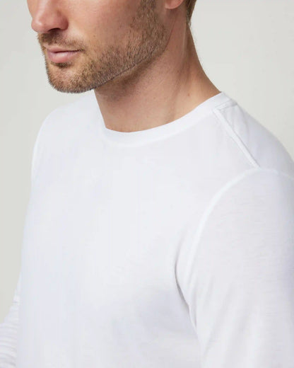 Long Sleeve Current Tech Tee | White