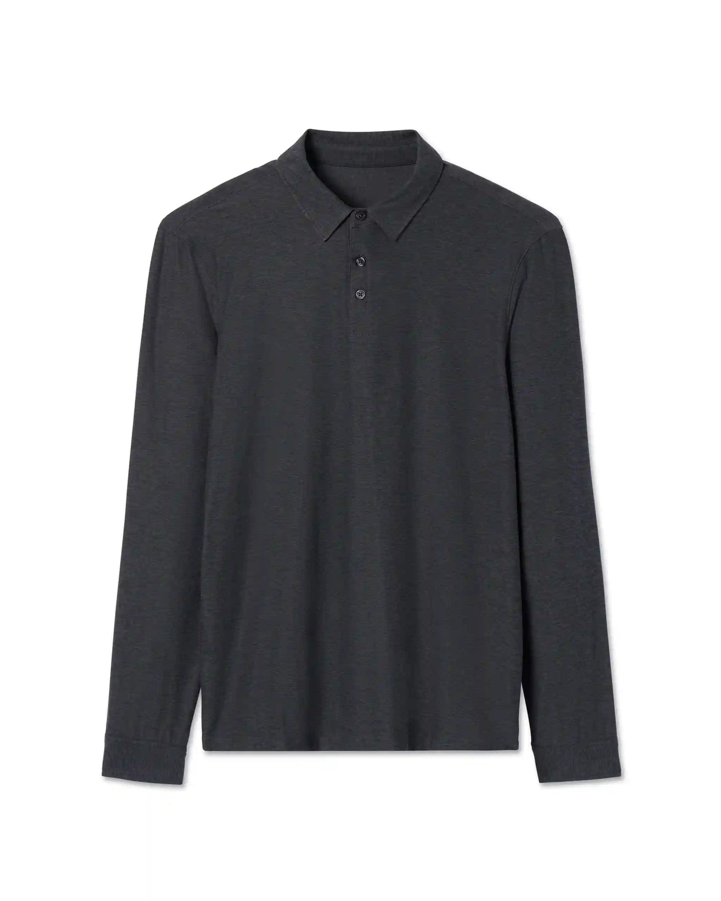 Long Sleeve Strato Tech Polo | Charcoal Heather