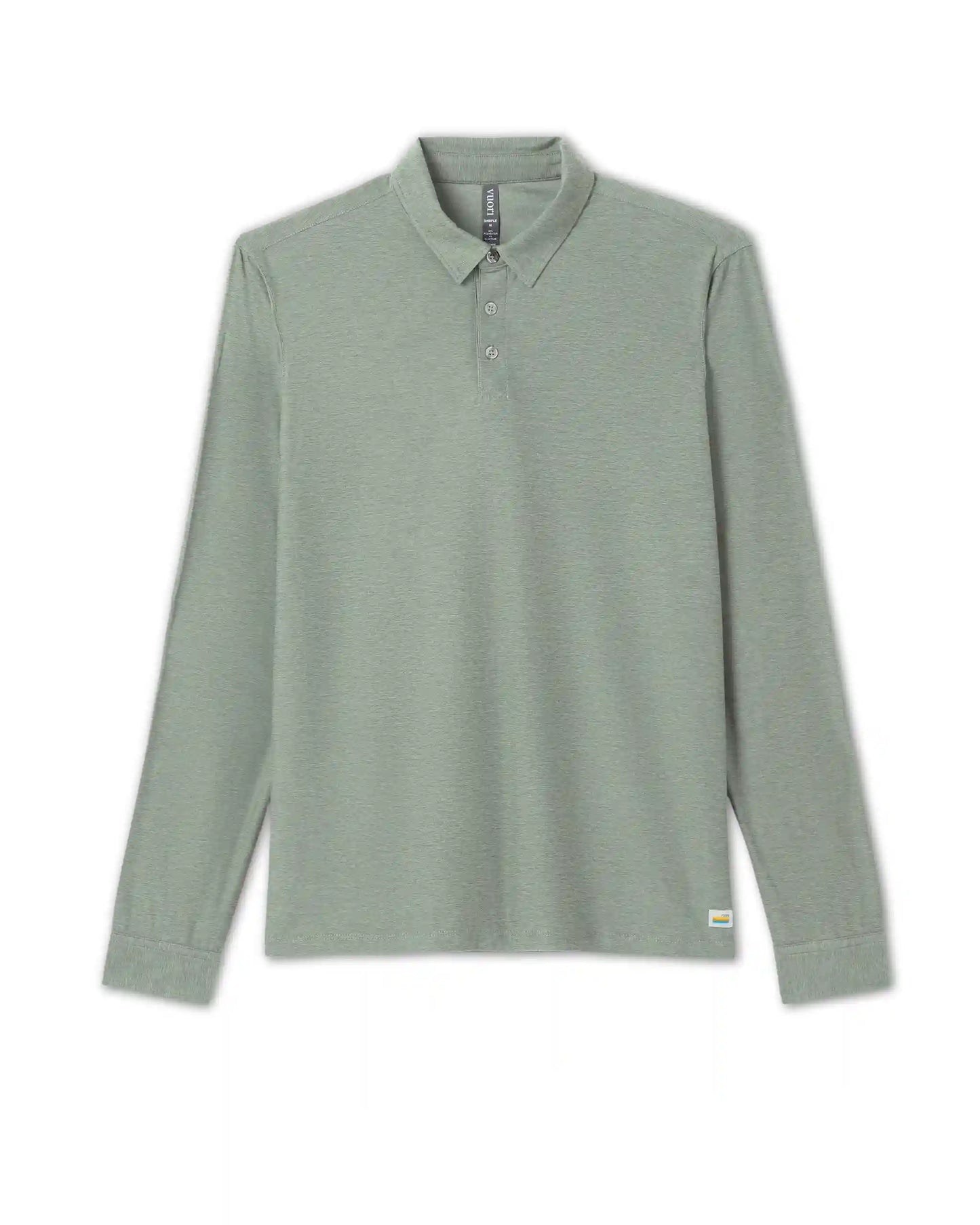 Long Sleeve Strato Tech Polo | Thyme Heather