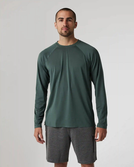 Long Sleeve Viewpoint Performance Tee | Aspen