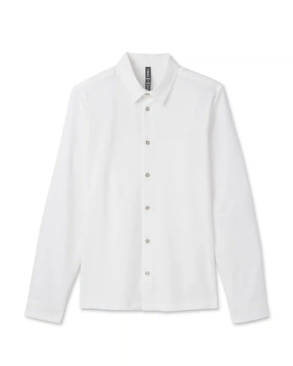 Long Sleeve Manhattan Button Down | White