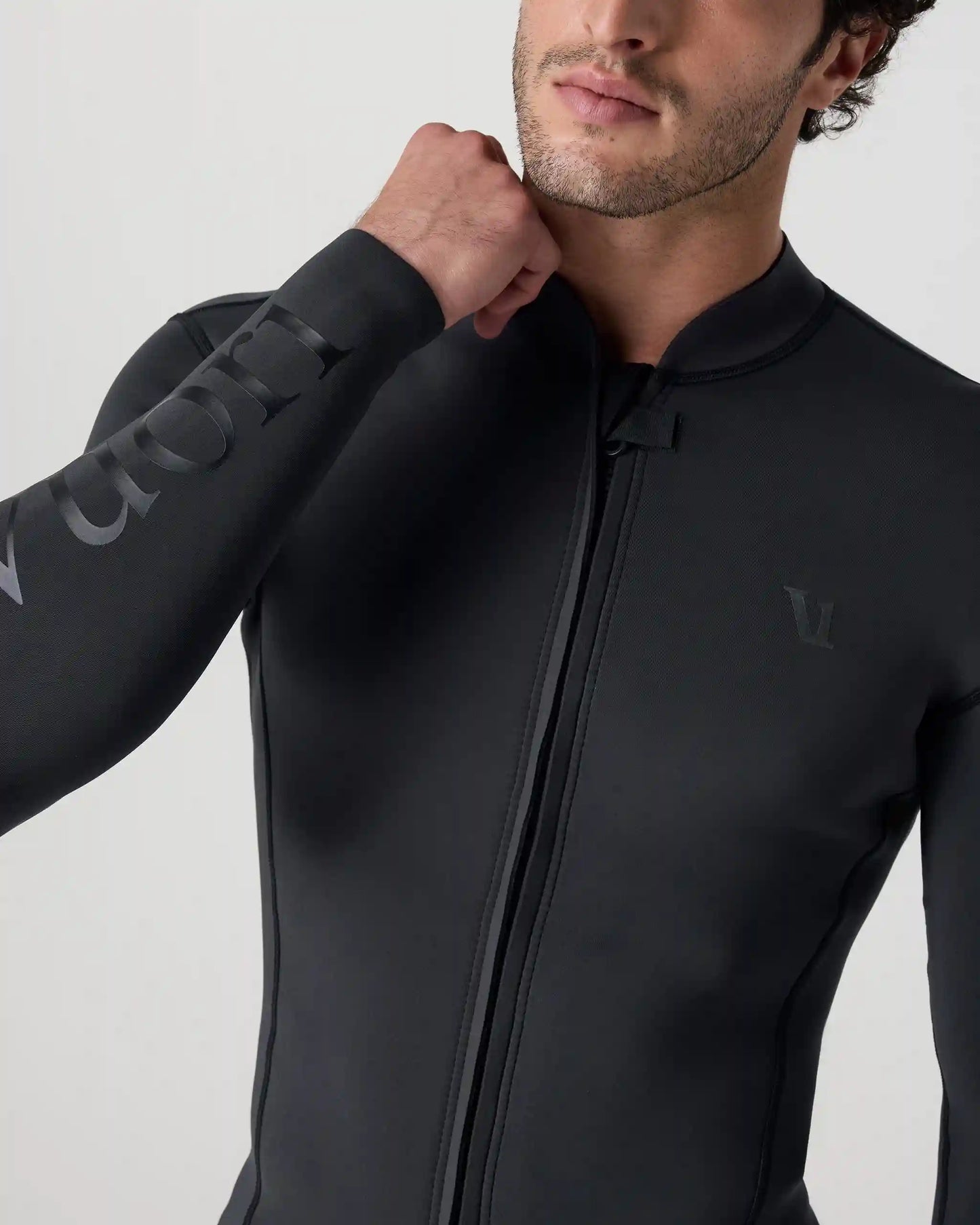 Long Sleeve Yulex Wetsuit Top | Washed Black