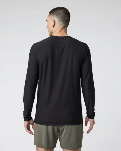 Long Sleeve Strato Graphic Tee | Black
