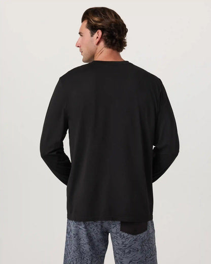 Long Sleeve Clearview Seamless Tee | Black
