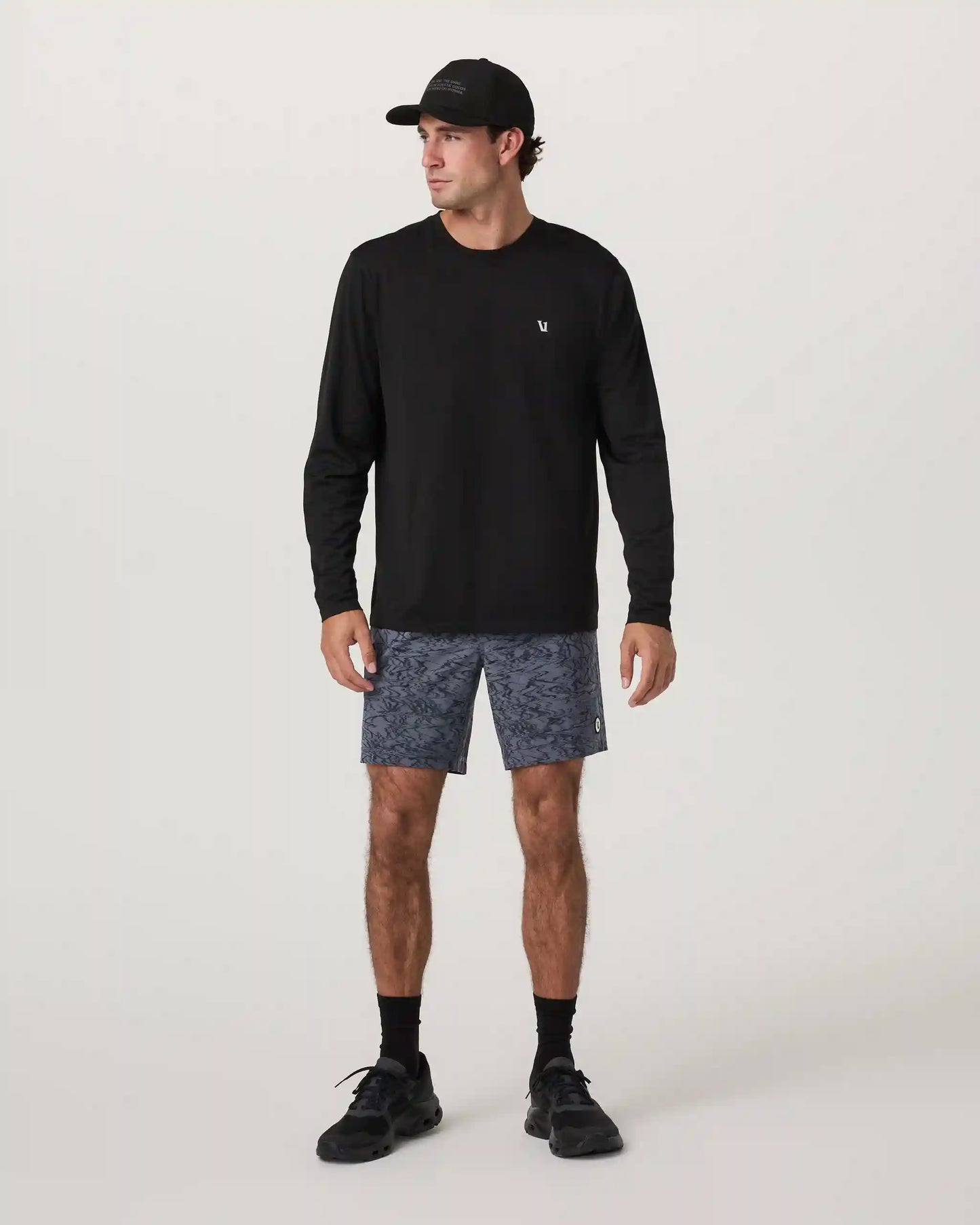 Long Sleeve Clearview Seamless Tee | Black