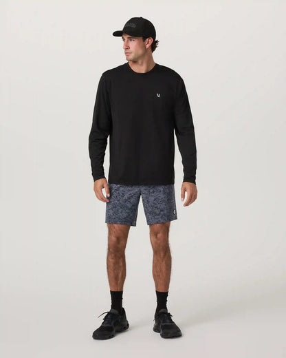 Long Sleeve Clearview Seamless Tee | Black