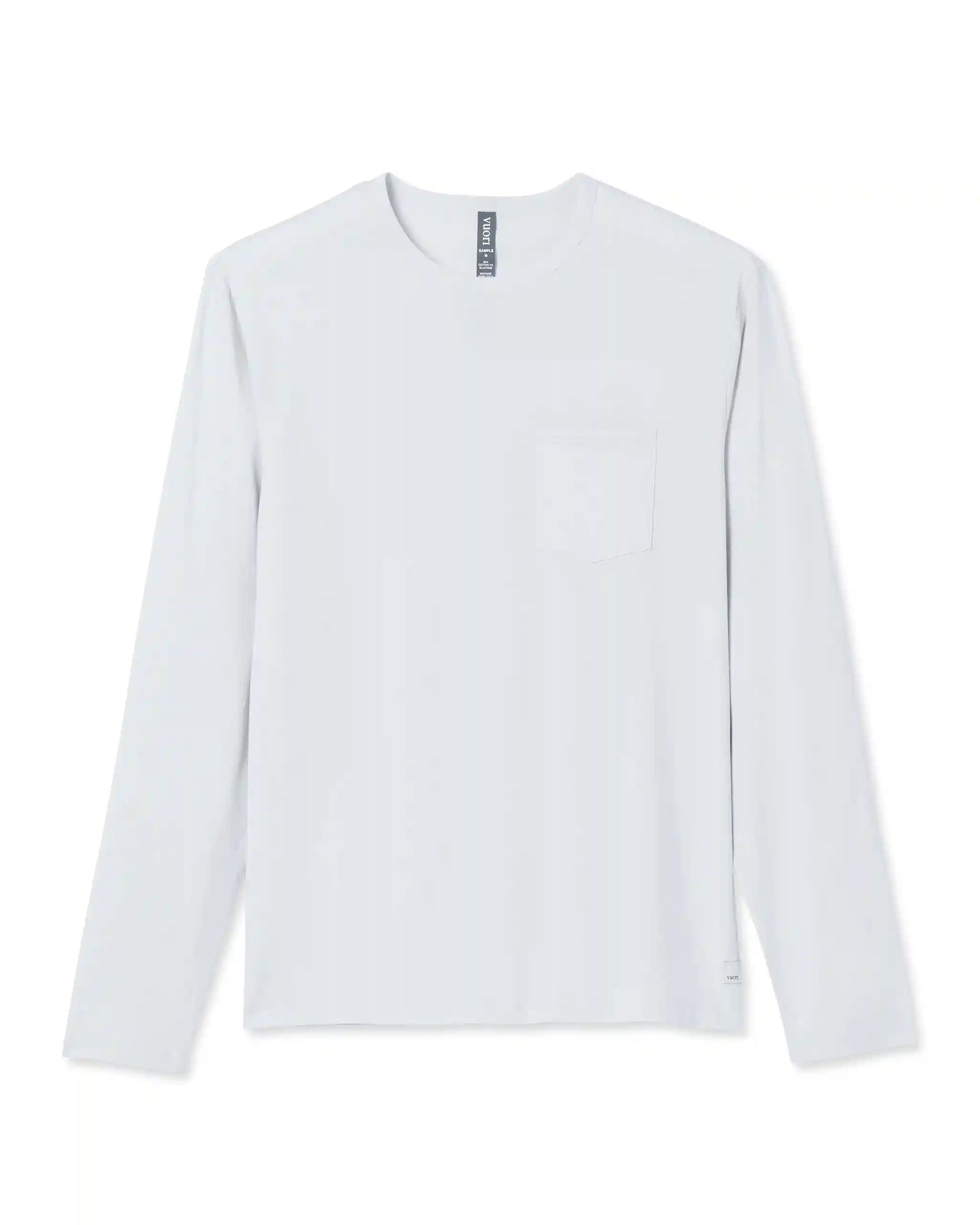 Long Sleeve Men's Feather Tee | Frost Grey