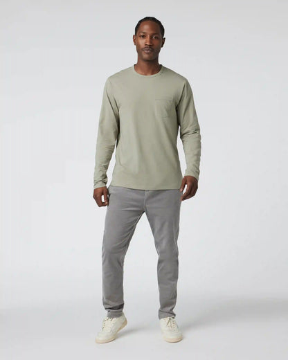 Long Sleeve Men's Feather Tee | Metal
