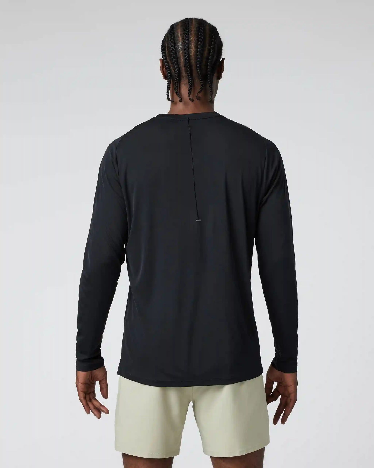Long Sleeve Terra Run Tee | Black