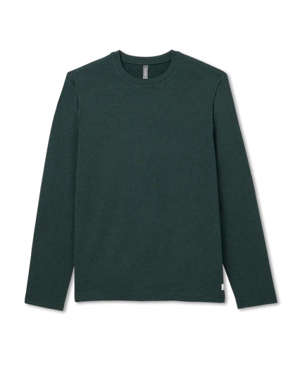 Long Sleeve Ponto Performance Tee | Evergreen Heather