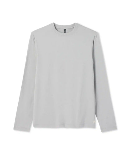 Long Sleeve Ponto Performance Tee | Frost Grey Heather