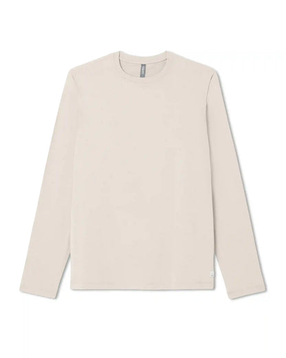 Long Sleeve Ponto Performance Tee | Oatmeal Heather
