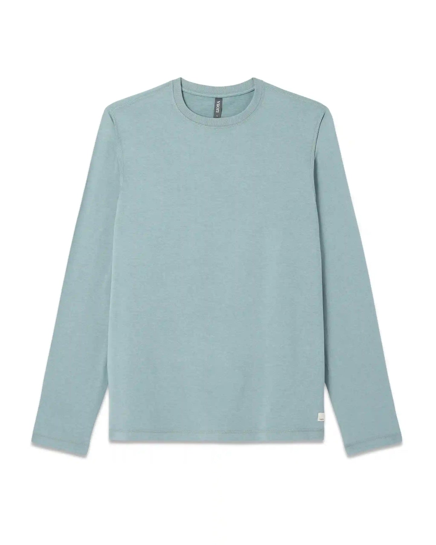 Long Sleeve Ponto Performance Tee | Misty Blue Heather
