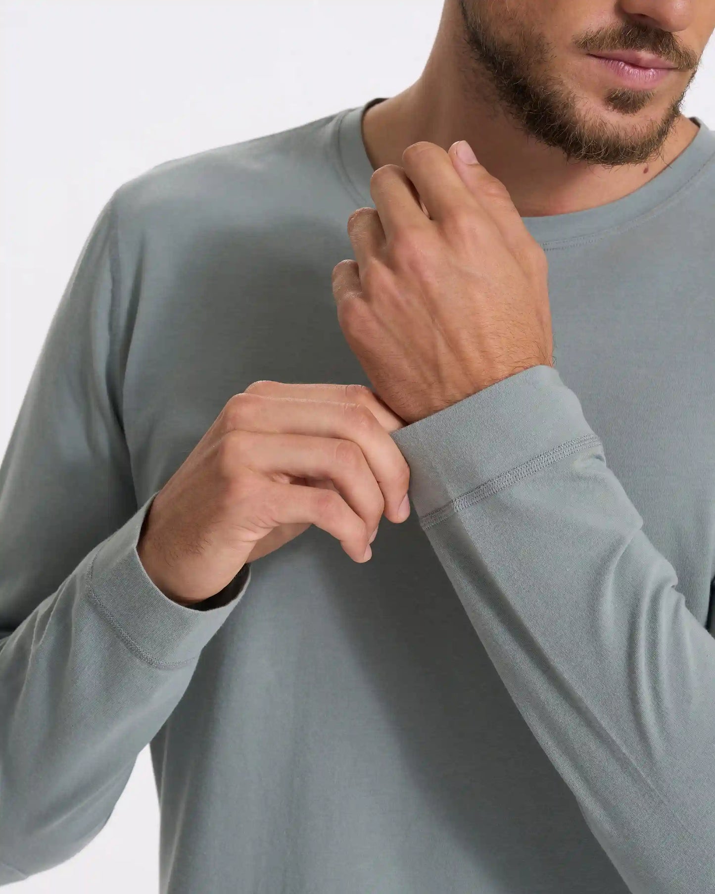 Long Sleeve Ever Henley | Stormy