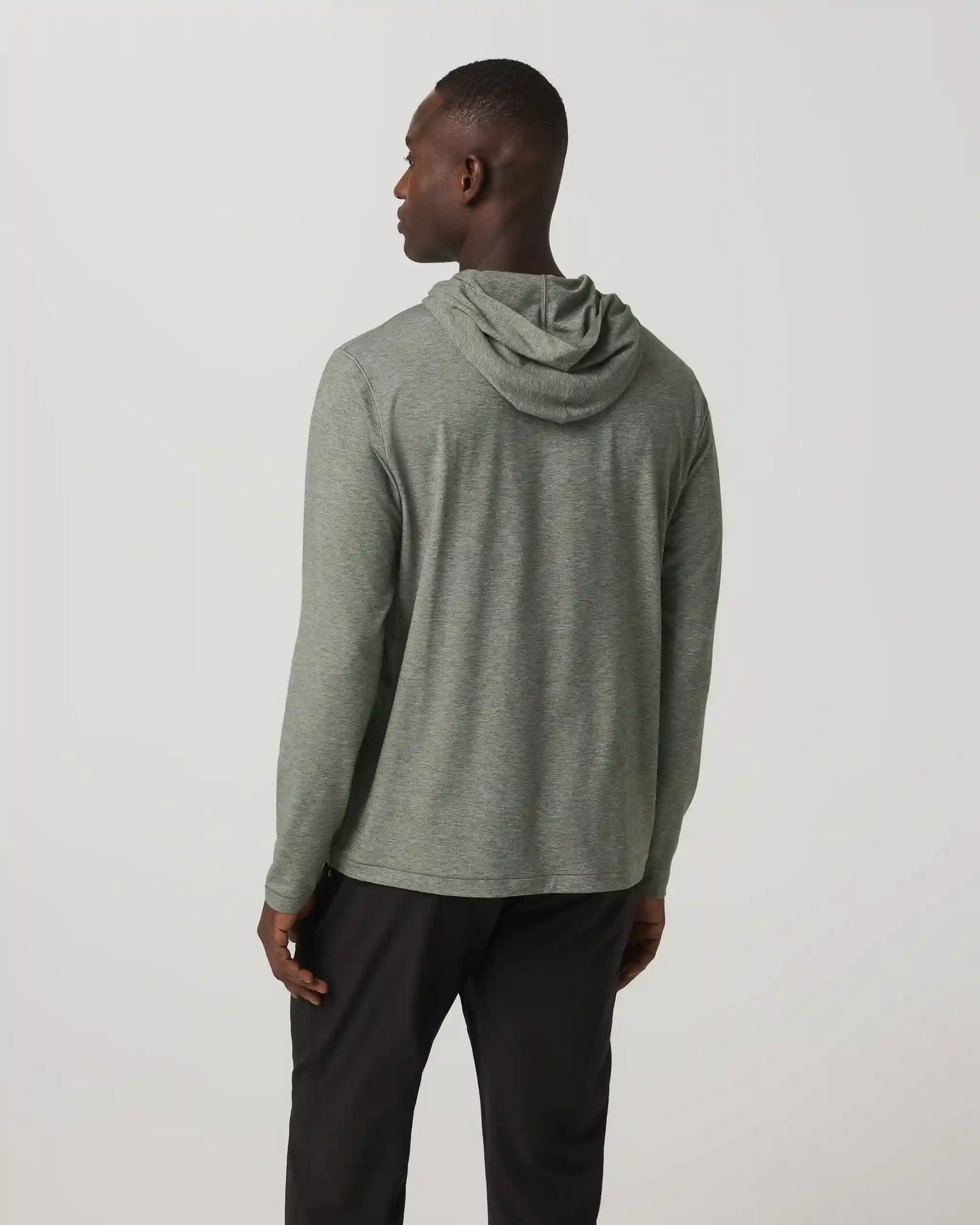 Long Sleeve Everyday Fitness Hoodie | River Rock Heather