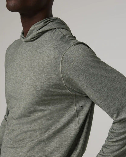 Long Sleeve Everyday Fitness Hoodie | River Rock Heather