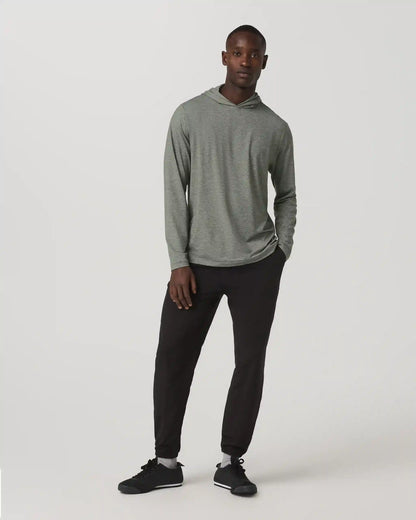 Long Sleeve Everyday Fitness Hoodie | River Rock Heather