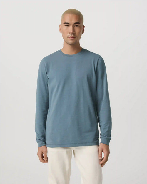 Long Sleeve Tuvalu Tee | Abyss