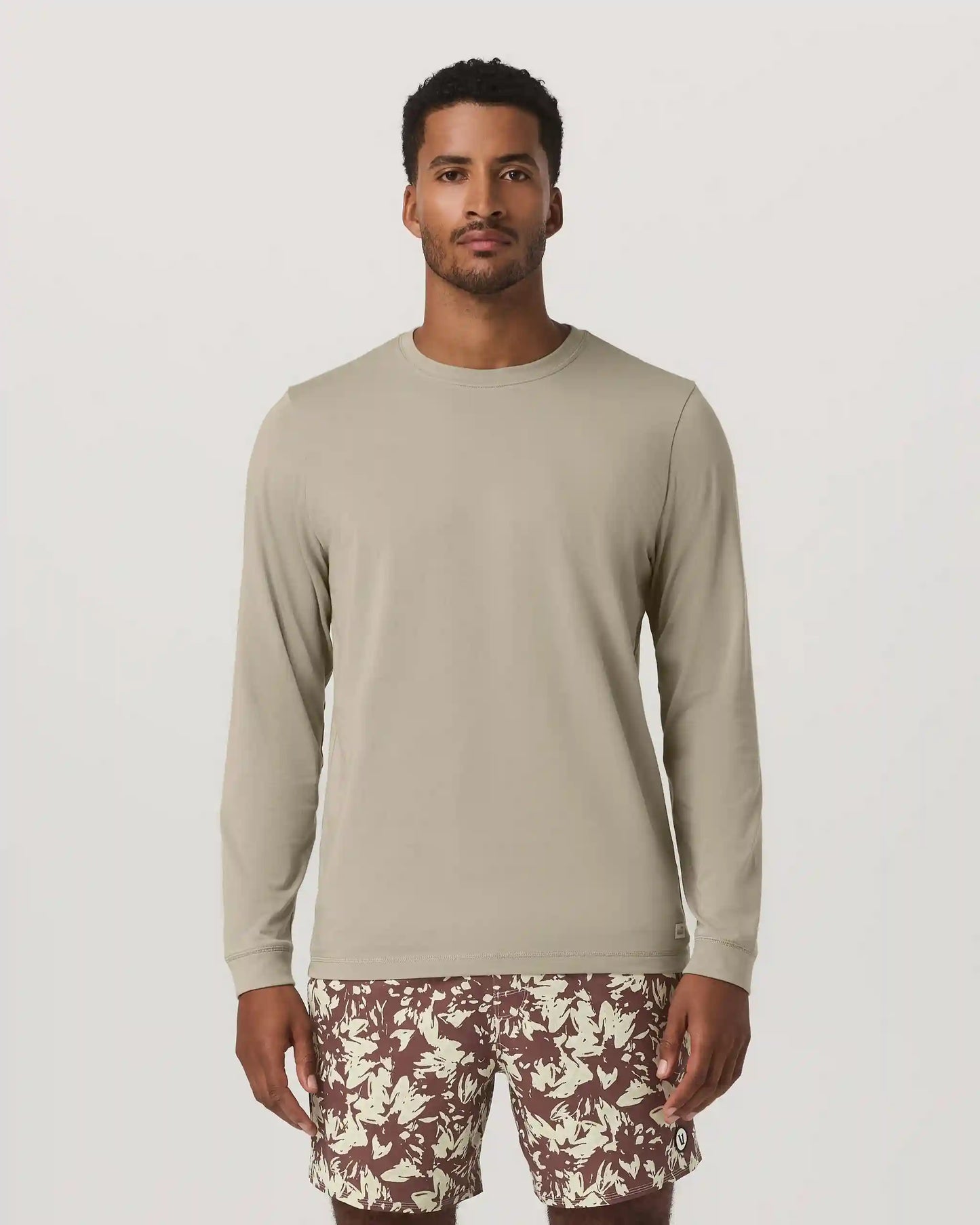 Long Sleeve Tuvalu Tee | Truffle