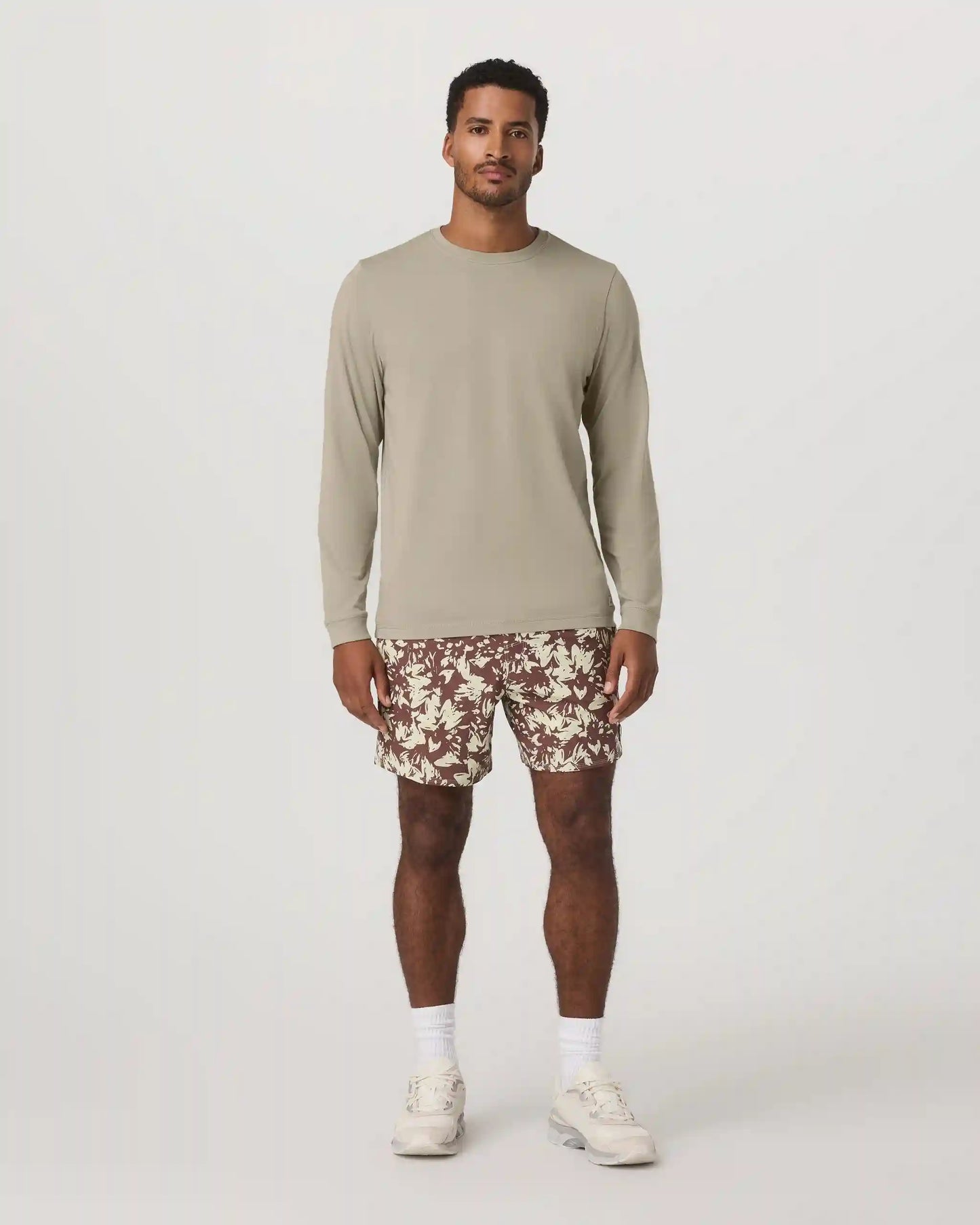 Long Sleeve Tuvalu Tee | Truffle