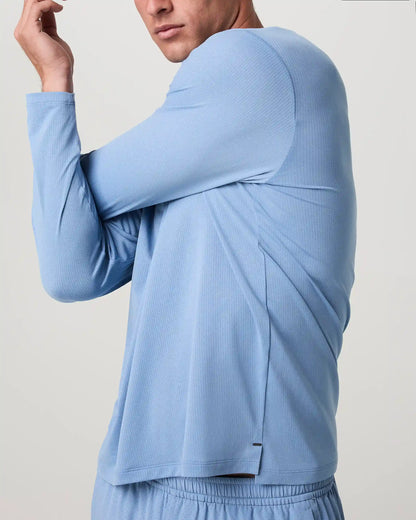 Long Sleeve Strato Breathe Tee | Isle Blue