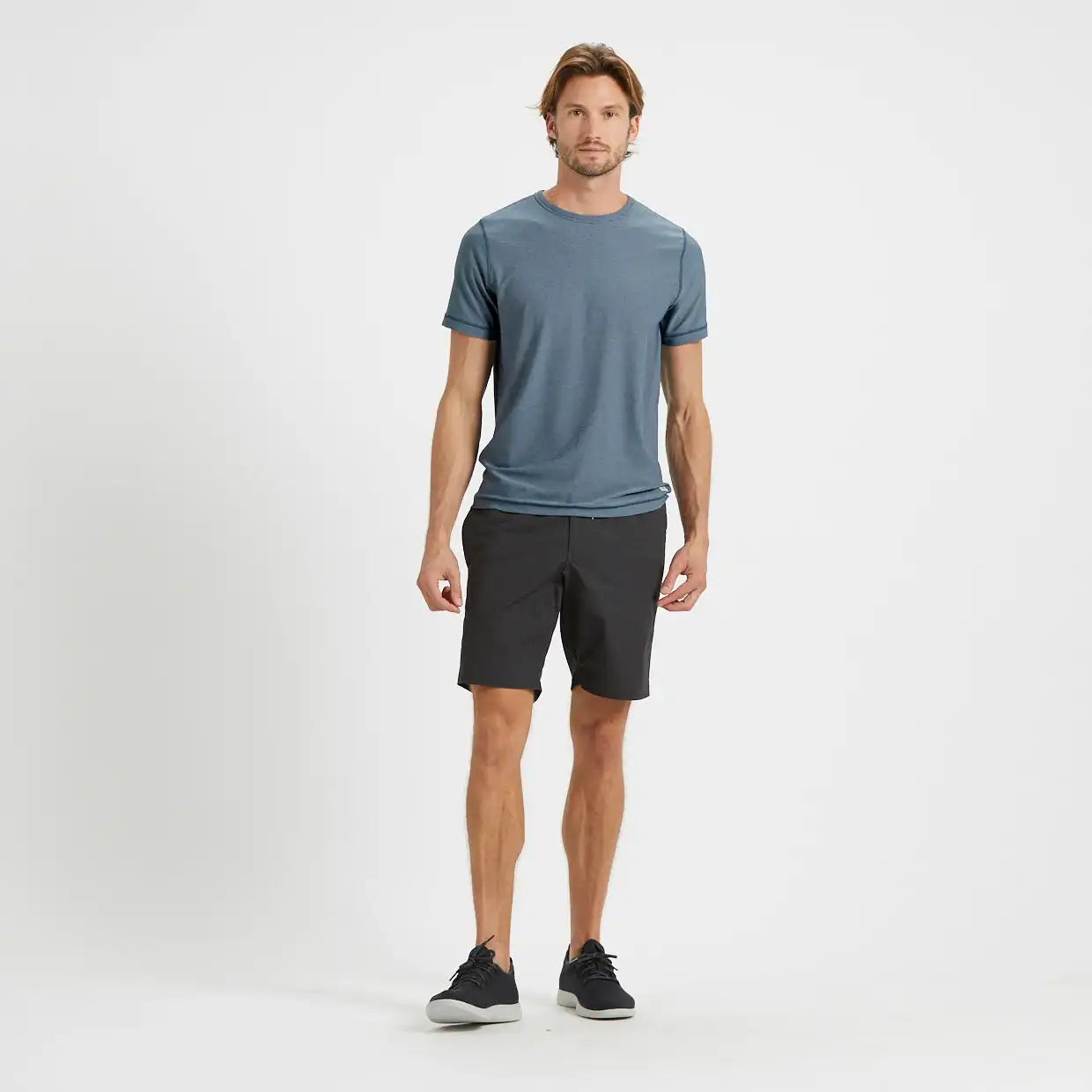 Flux Tee | Indigo Heather