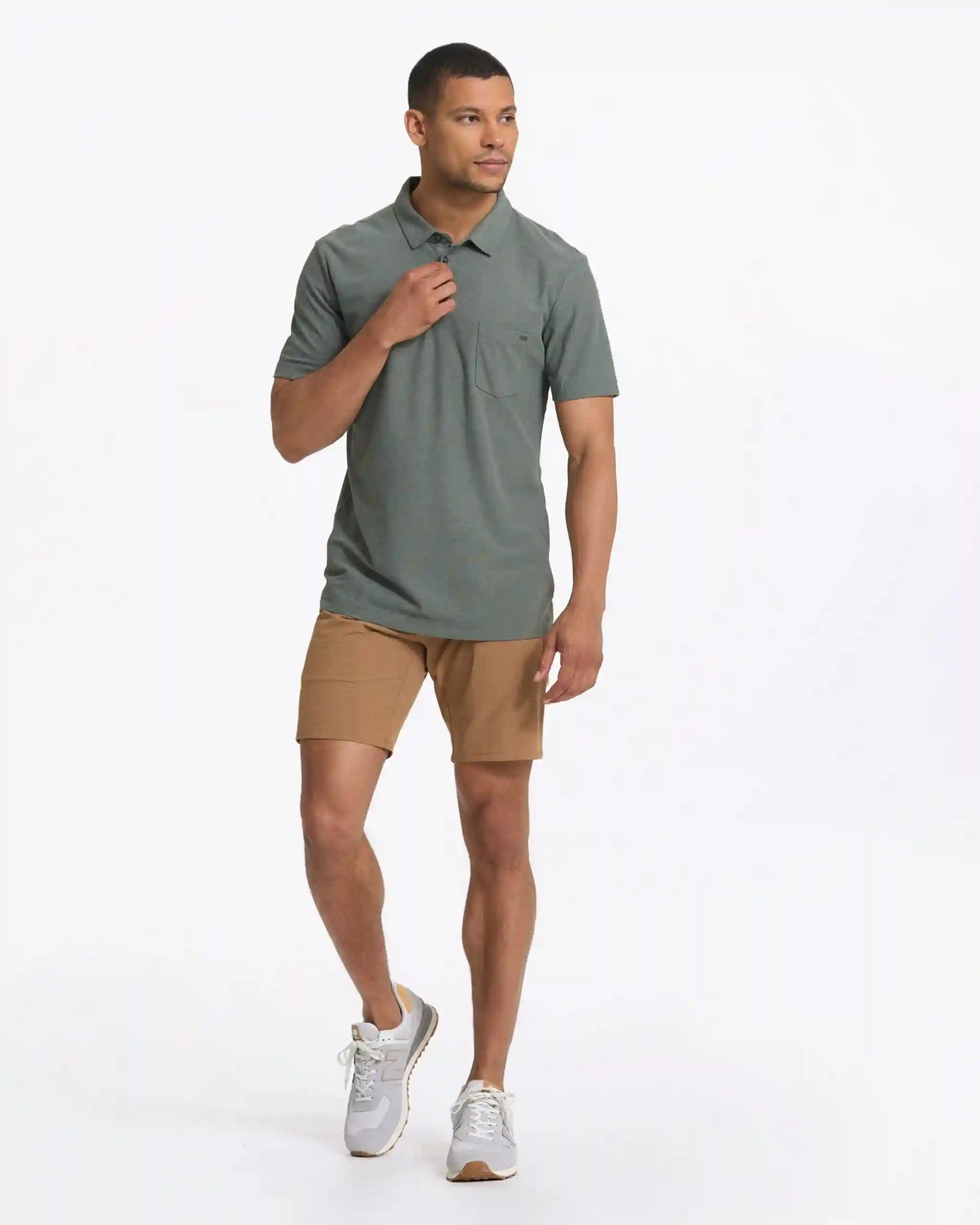 Ace Polo | Dusty Pine