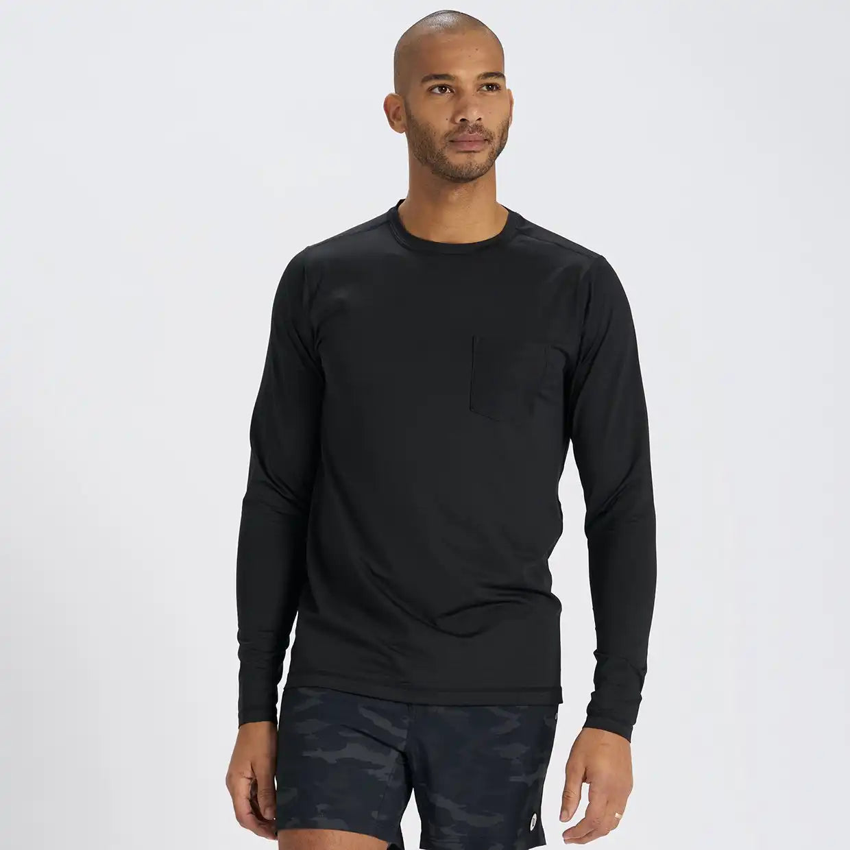 Long-Sleeve Tradewind Performance Tee | Black