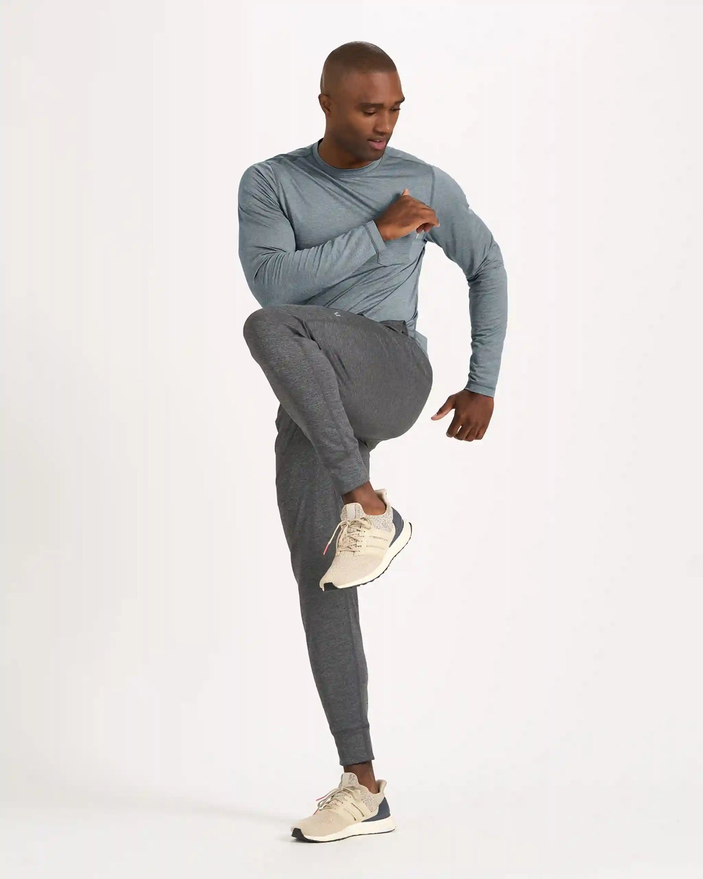 Long Sleeve Tradewind Performance Tee | Cloud Heather