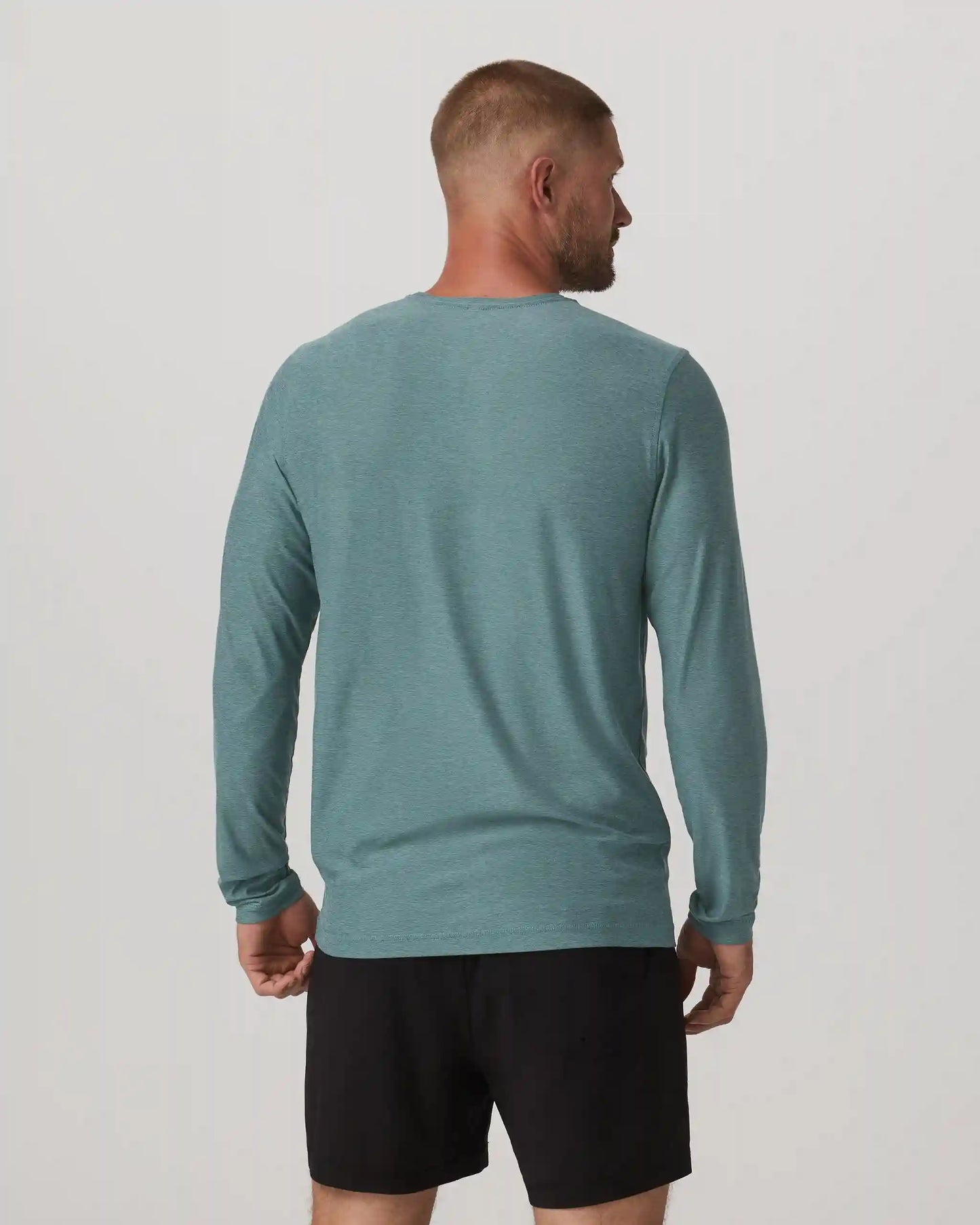Long Sleeve Strato Tech Tee | Bluegrass Heather