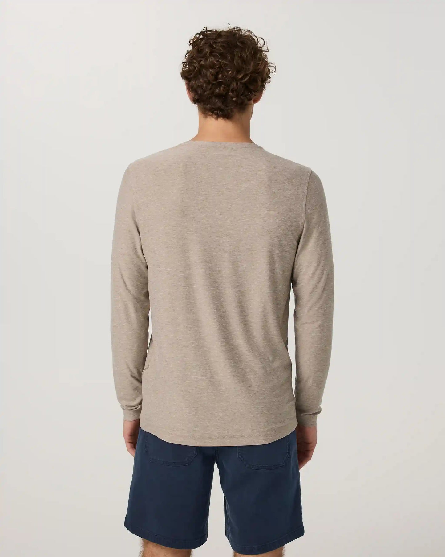 Long Sleeve Strato Tech Tee | Acorn Heather
