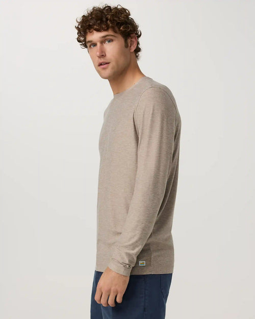 Long Sleeve Strato Tech Tee | Acorn Heather