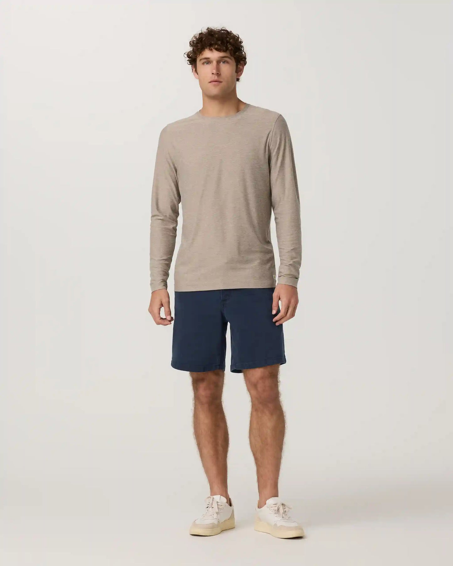 Long Sleeve Strato Tech Tee | Acorn Heather