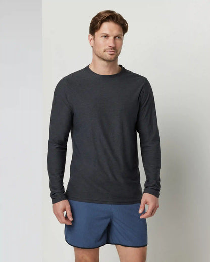Long Sleeve Strato Tech Tee | Charcoal Heather