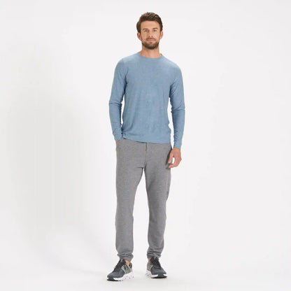 Long Sleeve Strato Tech Tee | Cloud Heather
