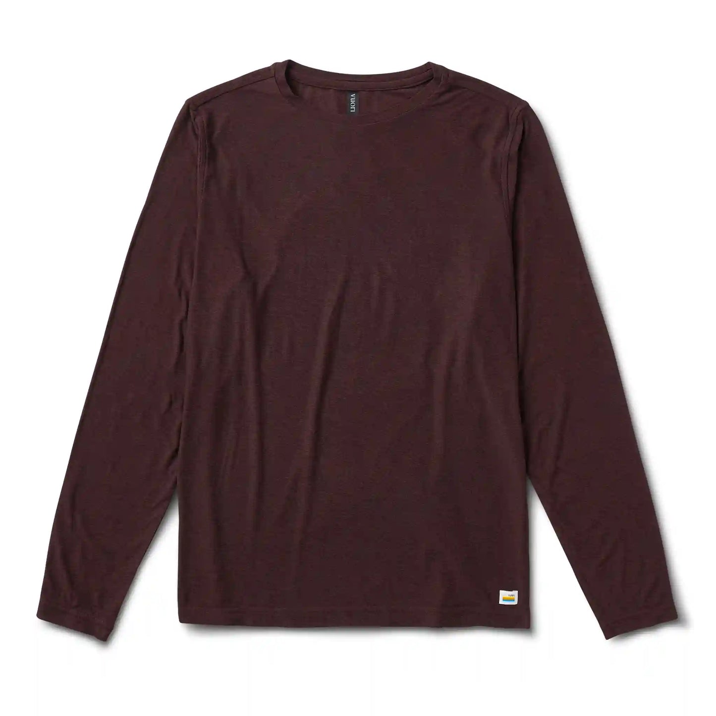 Long Sleeve Strato Tech Tee | Oxblood Heather