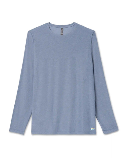 Long Sleeve Strato Tech Tee | Chambray Heather