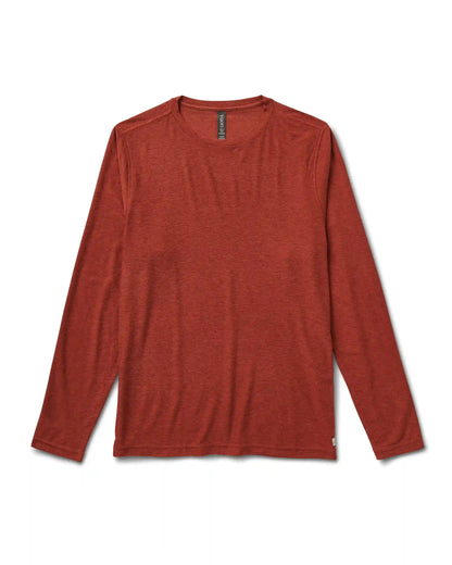 Long Sleeve Strato Tech Tee | Currant Heather