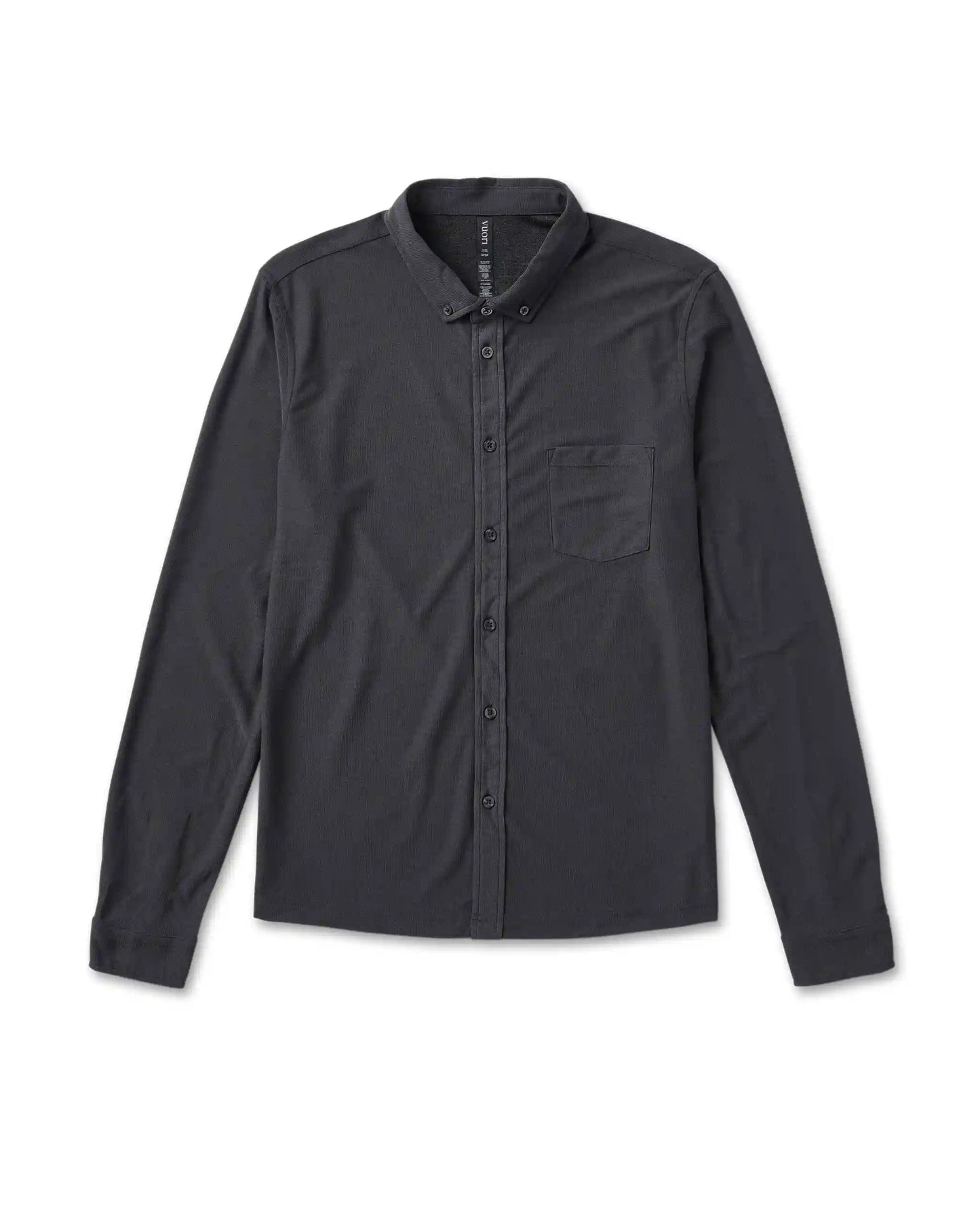 Long Sleeve Ace Button-Down | Charcoal