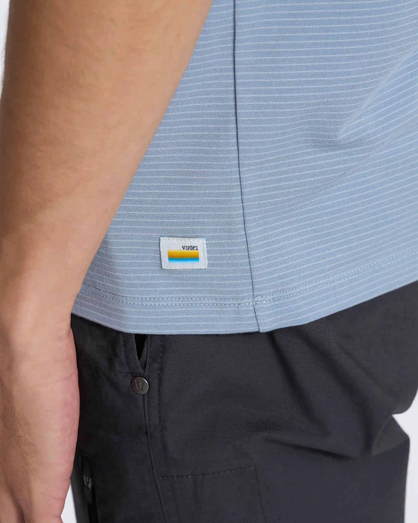 Linear Tech Tee | Light Cloud