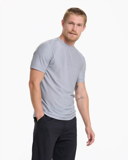 Grandview Tech Tee | Light Heather Grey