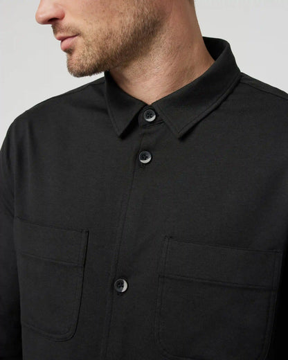 Coronado Shirt Jacket | Black Heather