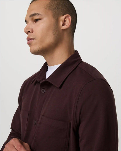 Coronado Shirt Jacket | Mahogany Heather