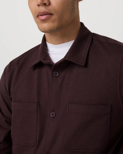 Coronado Shirt Jacket | Mahogany Heather