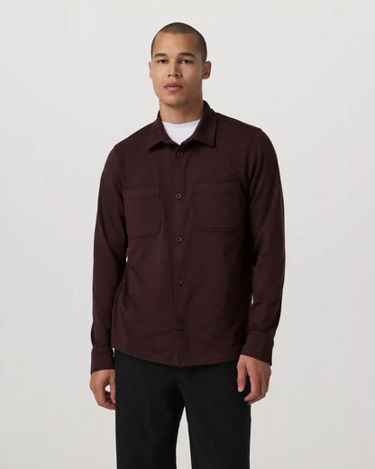 Coronado Shirt Jacket | Mahogany Heather