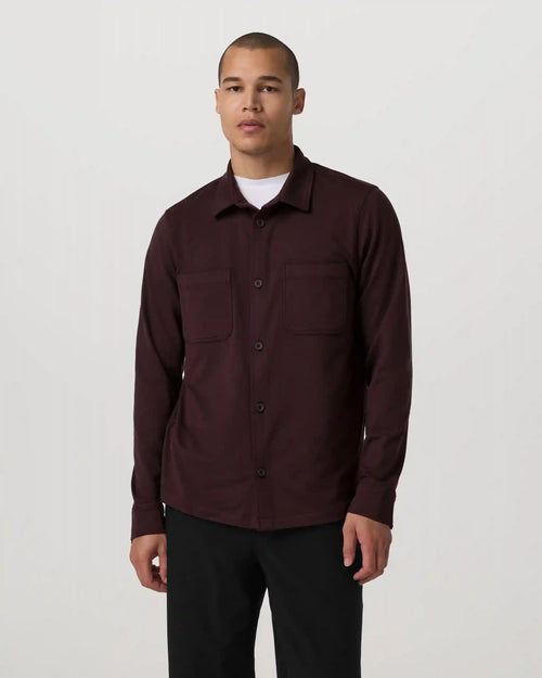 Coronado Shirt Jacket | Mahogany Heather
