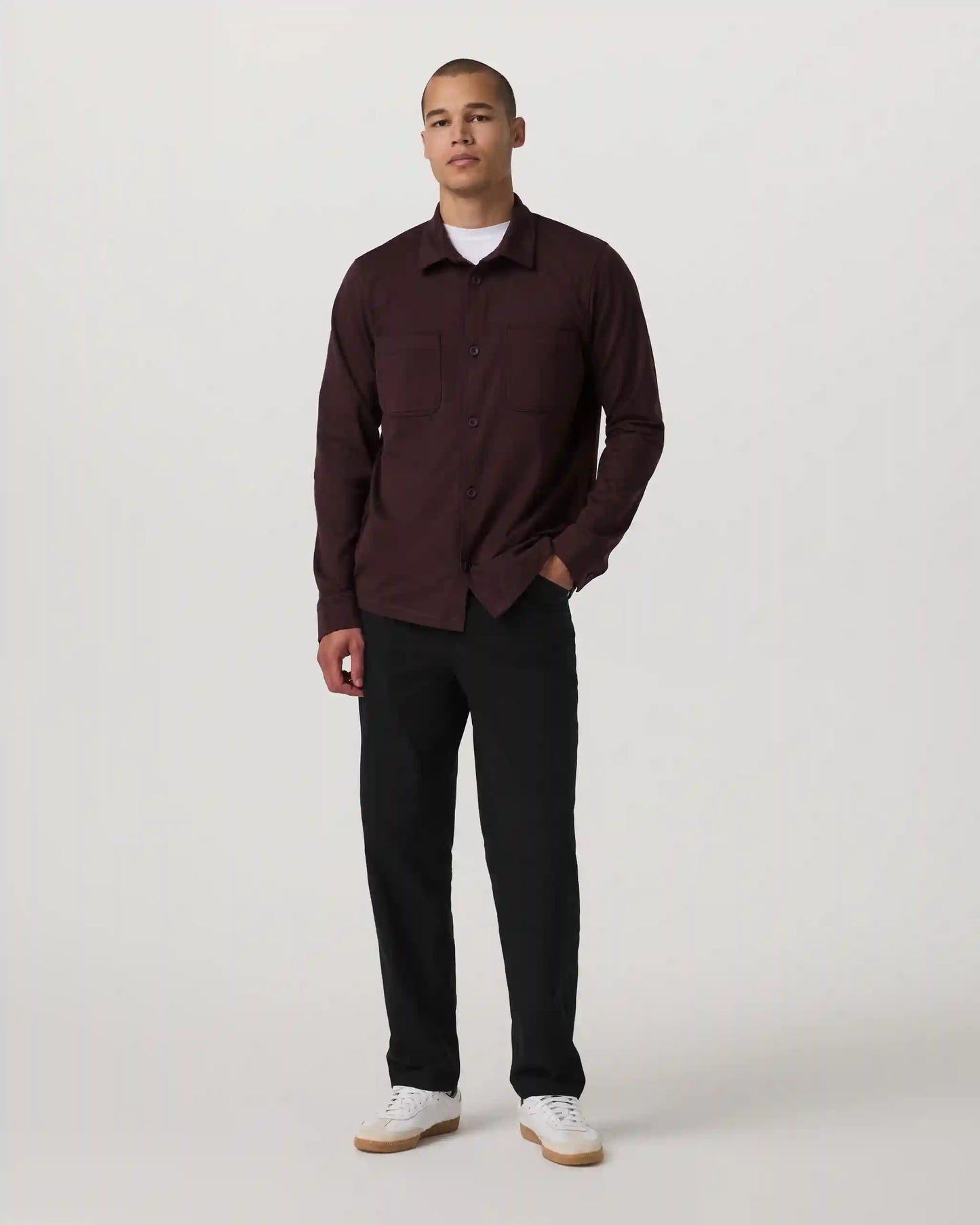Coronado Shirt Jacket | Mahogany Heather