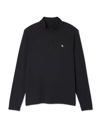 Clearview Seamless Quarter Zip | Black